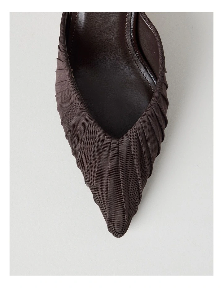 Aurora Heeled Shoes in Chocolate image 6