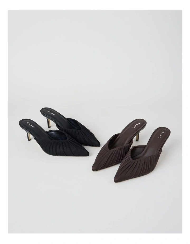 Aurora Heeled Shoes in Chocolate image 7