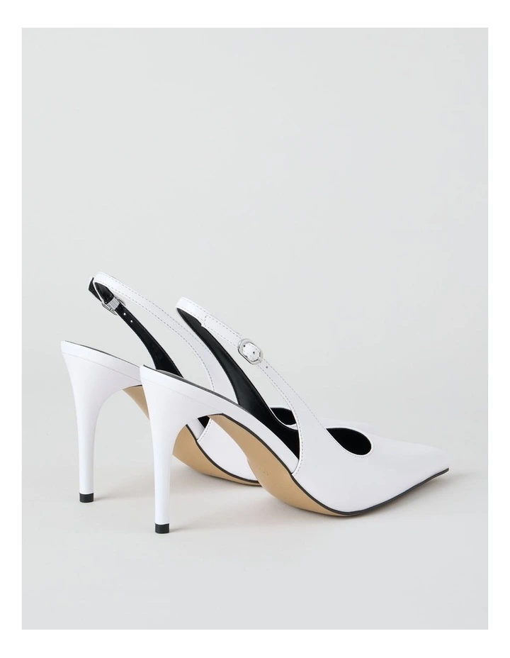 Tara Heeled Shoes in White image 4