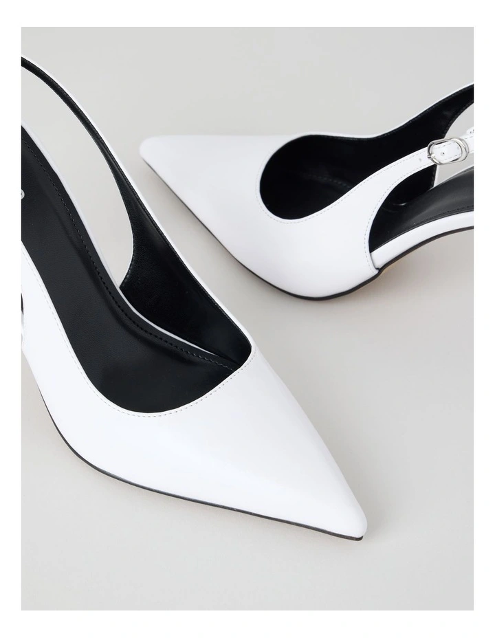 Tara Heeled Shoes in White image 5