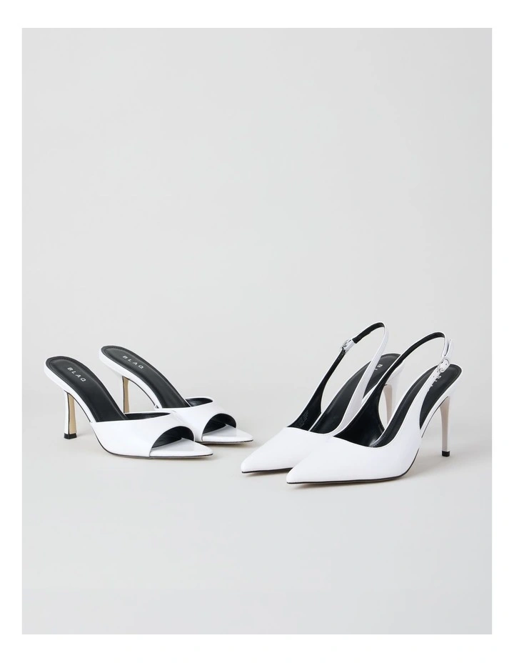 Tara Heeled Shoes in White image 7