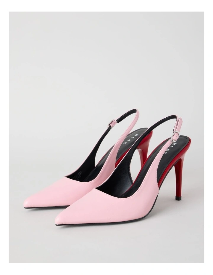 Tiana Heeled Shoes in Pink Combo image 3