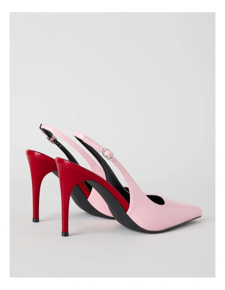 Tiana Heeled Shoes in Pink Combo image 5