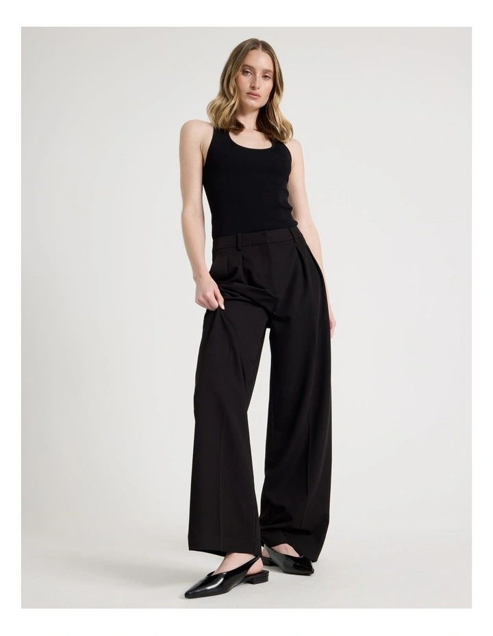 Sheradyn Flat Shoes in Black Glaze image 2