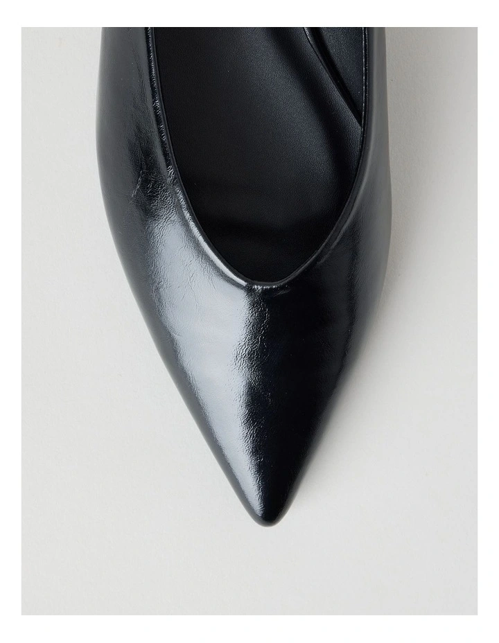 Sheradyn Flat Shoes in Black Glaze image 5
