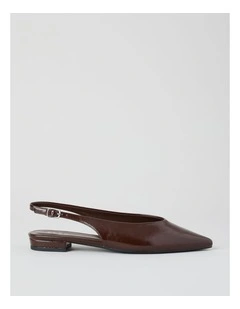 Sheradyn Flat Shoes in Chocolate Glaze