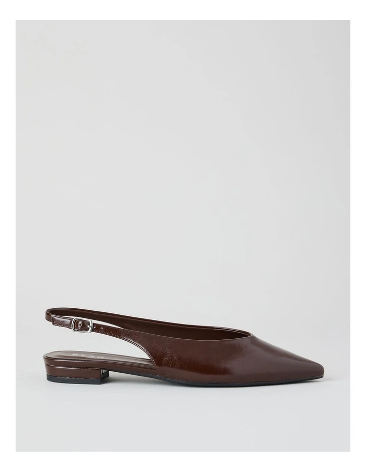 Sheradyn Flat Shoes in Chocolate Glaze image 1