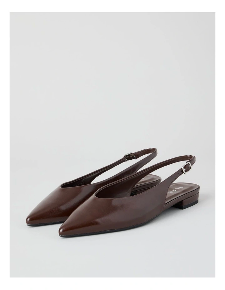 Sheradyn Flat Shoes in Chocolate Glaze image 2