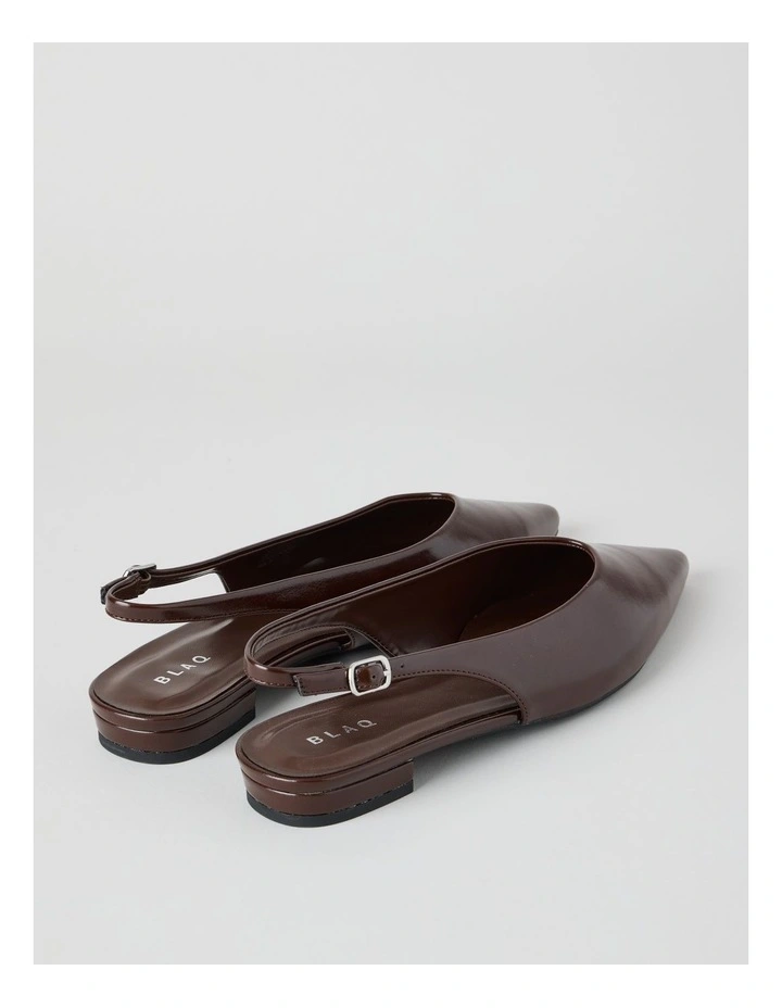 Sheradyn Flat Shoes in Chocolate Glaze image 3