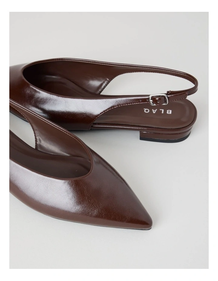 Sheradyn Flat Shoes in Chocolate Glaze image 4