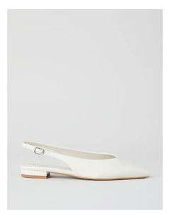 Sheradyn Flat Shoes in Ivory Glaze