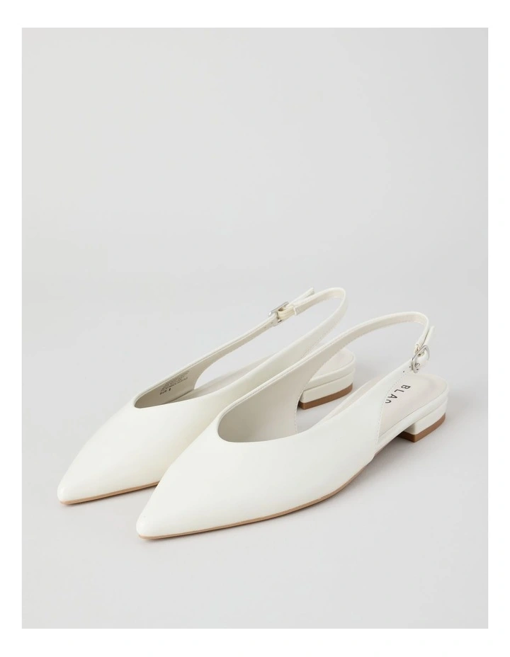 Sheradyn Flat Shoes in Ivory Glaze image 3