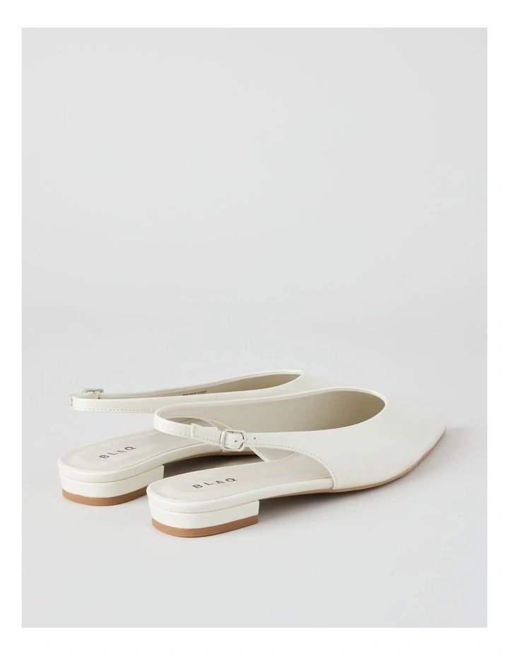 Sheradyn Flat Shoes in Ivory Glaze image 4