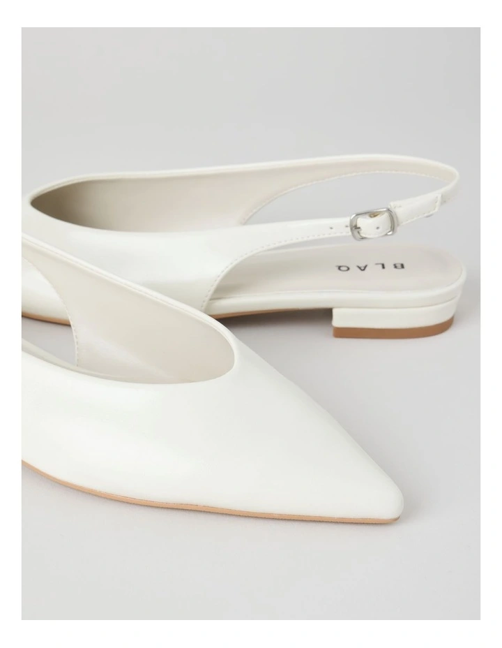 Sheradyn Flat Shoes in Ivory Glaze image 4
