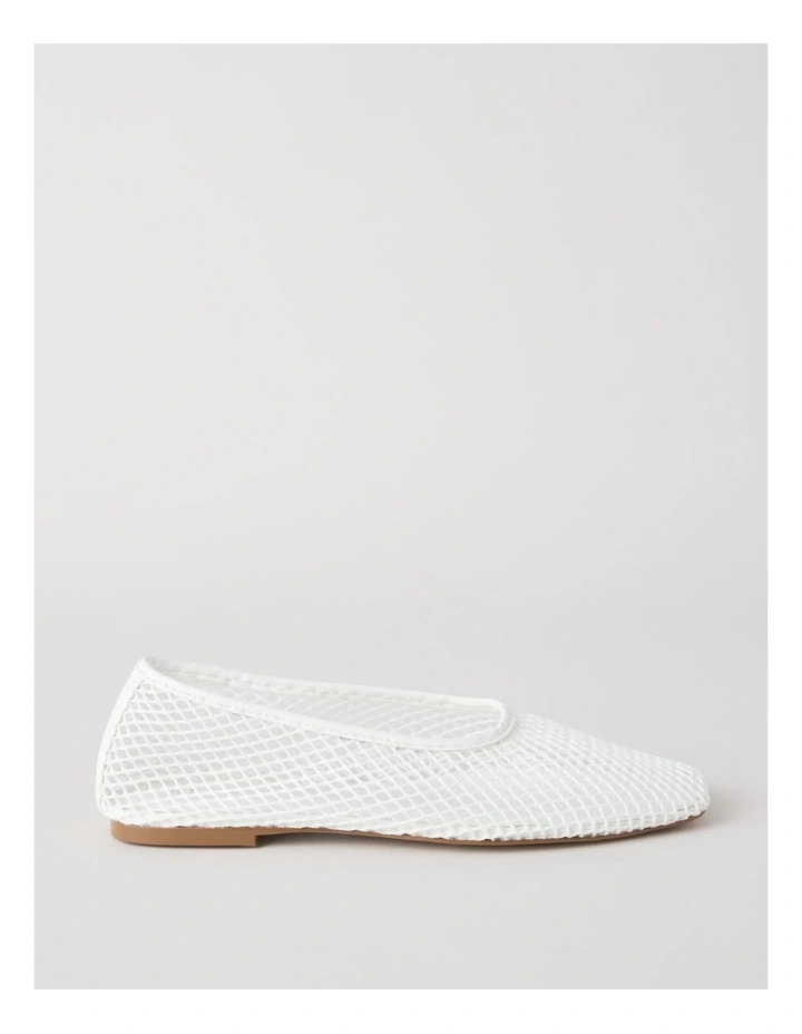 Willow Flat Shoes in White image 1