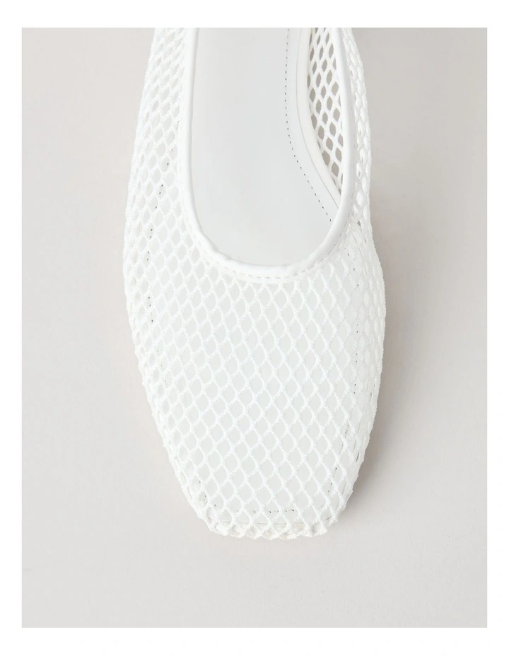 Willow Flat Shoes in White image 6