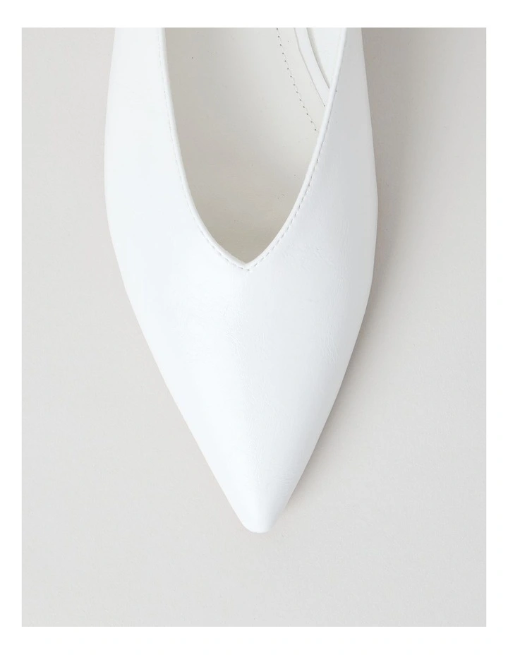 Maggie Flat Shoes in White image 6
