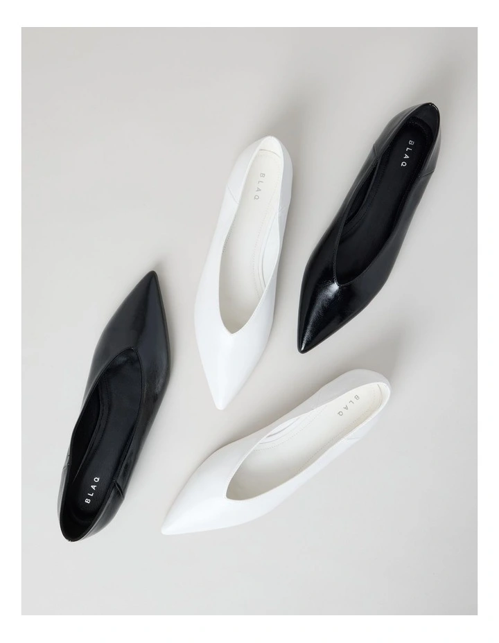 Maggie Flat Shoes in White image 7