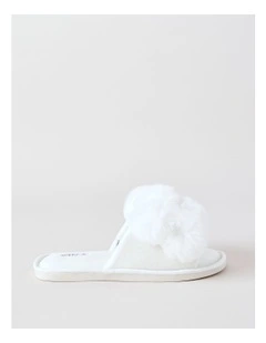 Paris Slipper in White