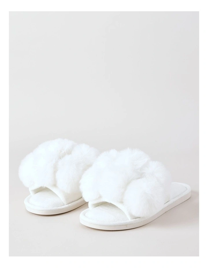 Paris Slipper in White image 2