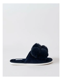 Paris Slipper in Navy
