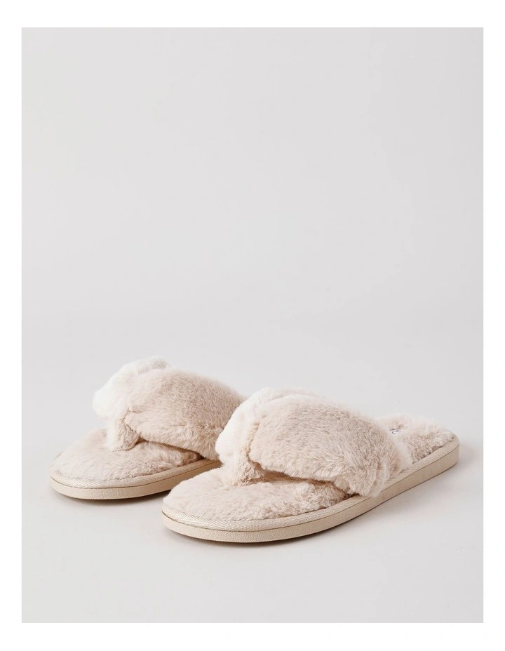 Breeze Slipper in Latte image 3