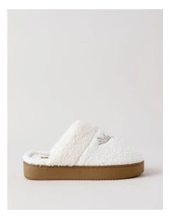 Dasher Slipper in White