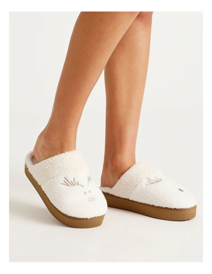 Dasher Slipper in White image 2