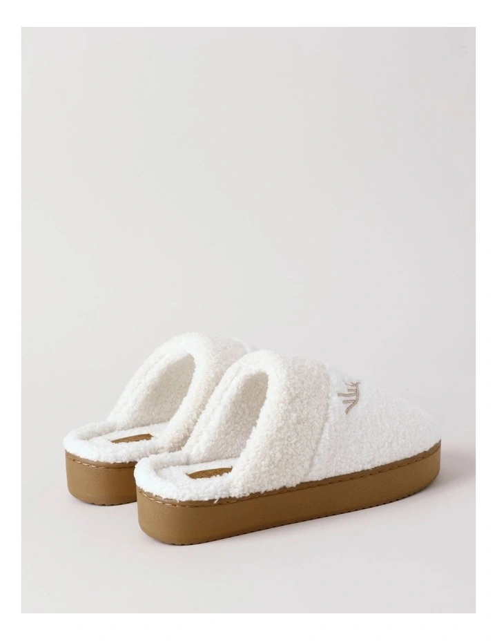 Dasher Slipper in White image 4