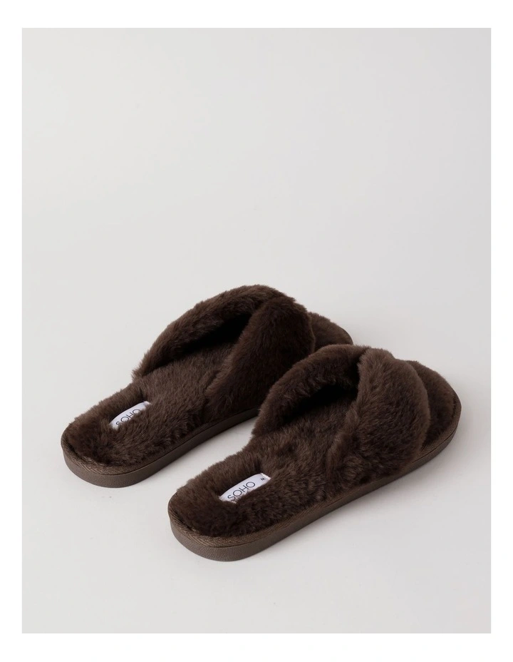 Breeze Slipper in Chocolate image 4