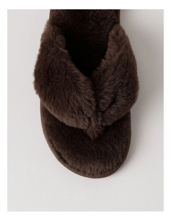 Breeze Slipper in Chocolate image 5