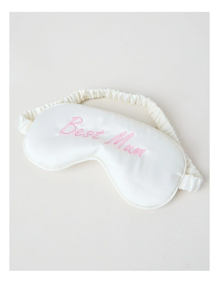 Best Mum Gift Box with Slipper & Eye Mask in Pink image 4
