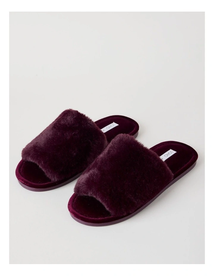 Miley Slipper in Plum image 2