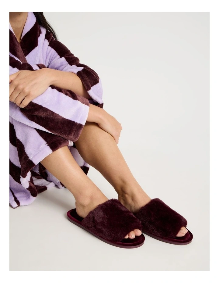 Miley Slipper in Plum image 4