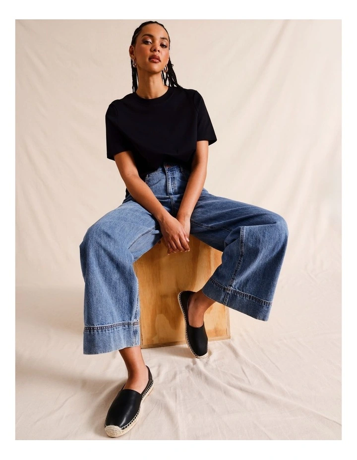 Carla Espadrille in Black image 2