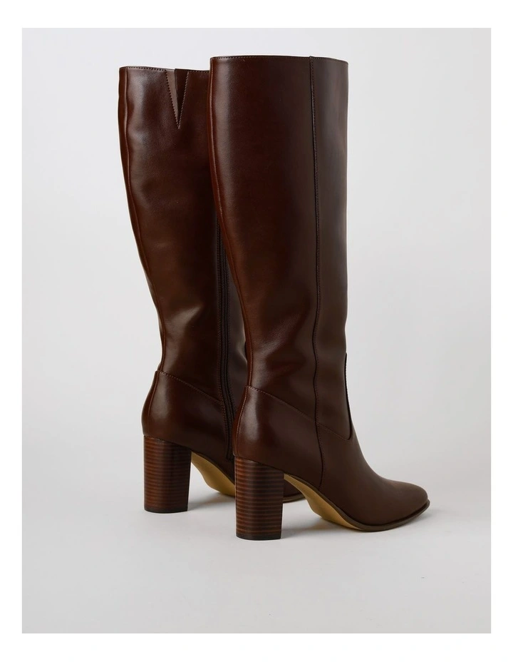 Roxy Boot in Chocolate Leather image 5