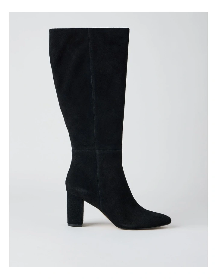 Robyn Boot in Black Suede image 1