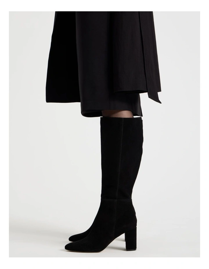Robyn Boot in Black Suede image 2