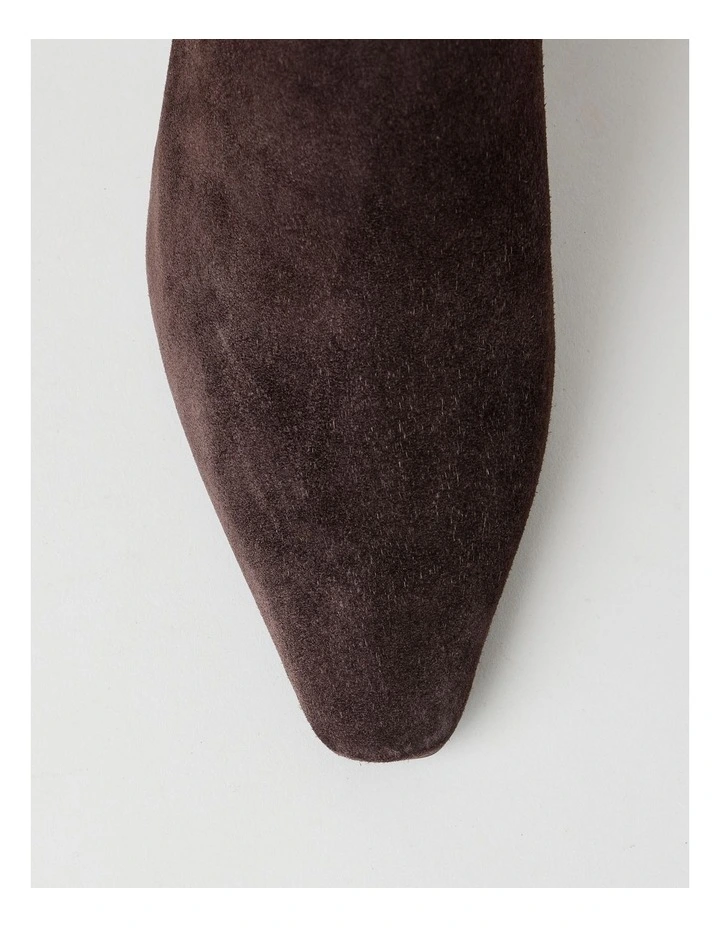 Carly Boot in Chocolate Suede image 6