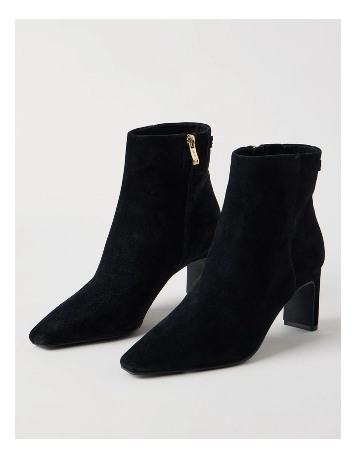 Carly Boot in Black Suede image 3