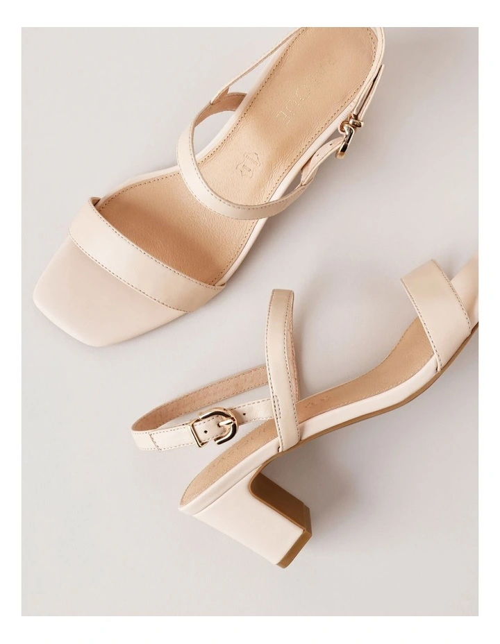 Shona Sandal in Latte Leather image 4