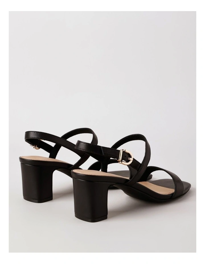 Shona Sandal in Black Leather image 5