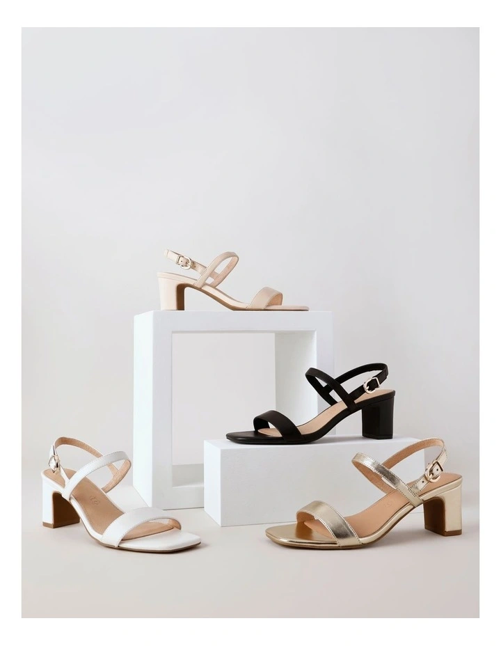 Shona Sandal in Black Leather image 7