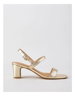 Shona Sandal in Gold Leather