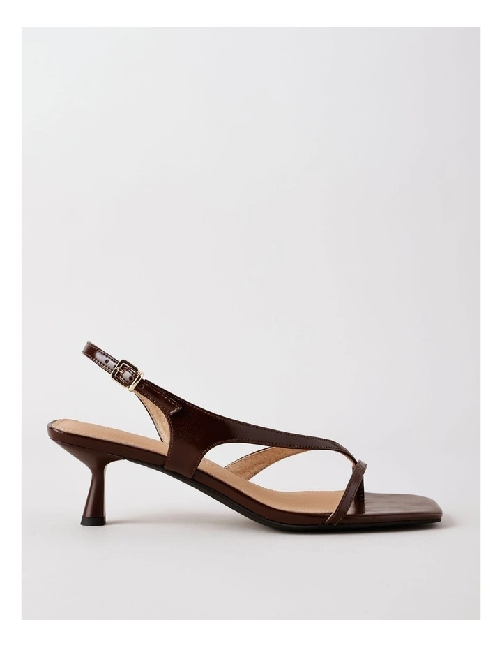 Star Sandal in Choc Leather image 3