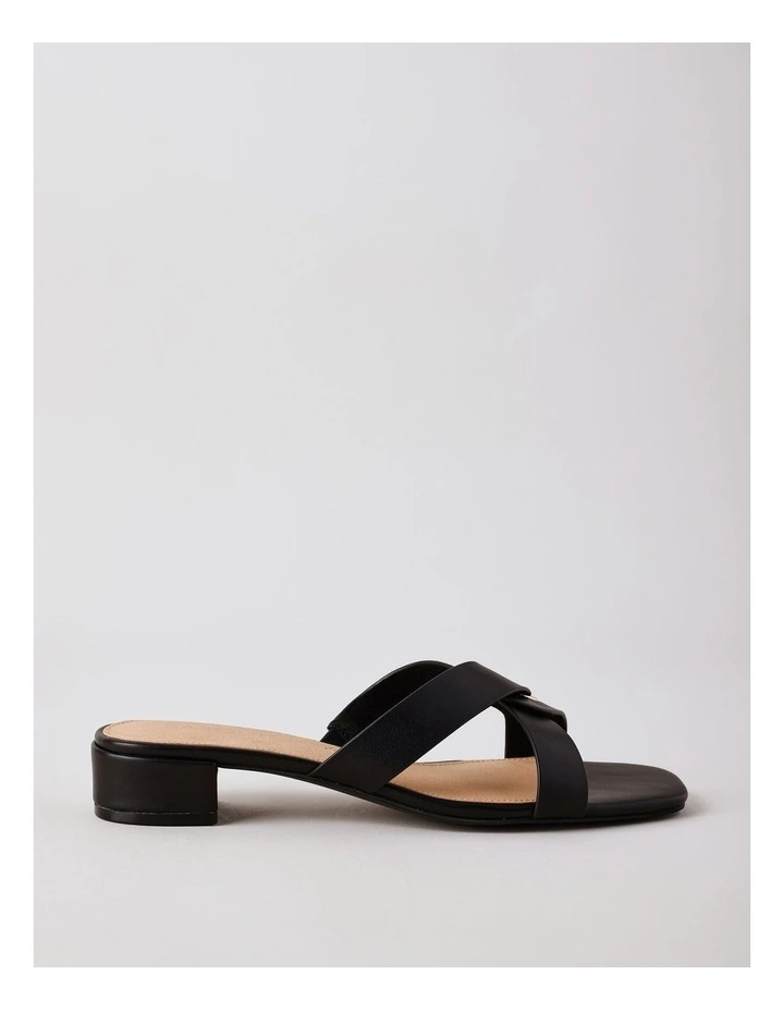Marlee Sandal in Black Leather image 4