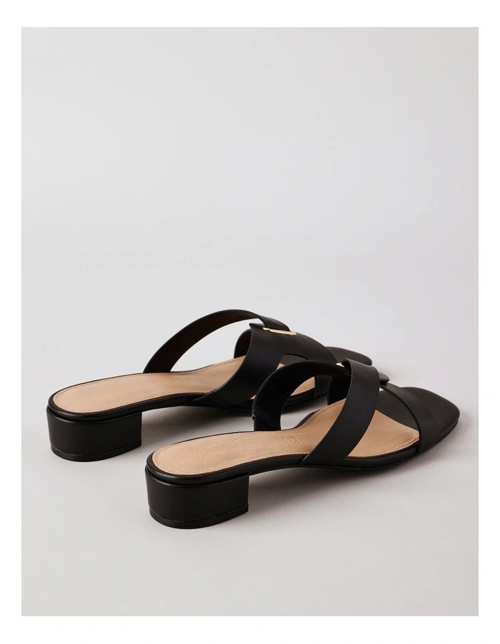 Marlee Sandal in Black Leather image 5