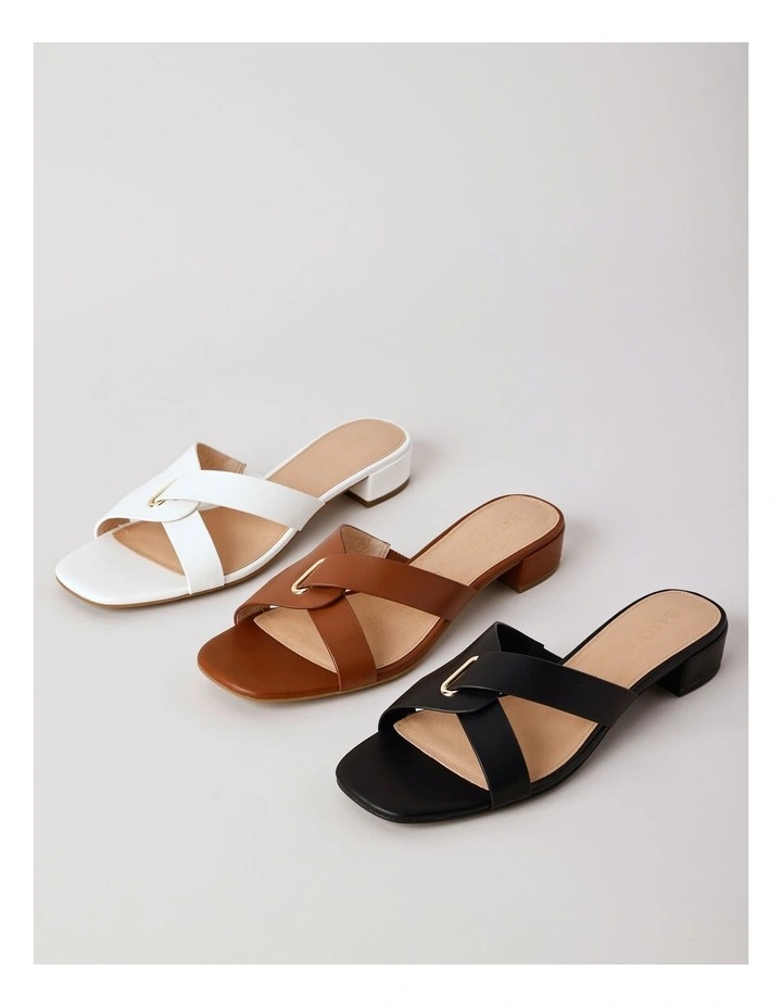 Marlee Sandal in Black Leather image 7