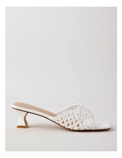 Celeste Sandal in Bright White