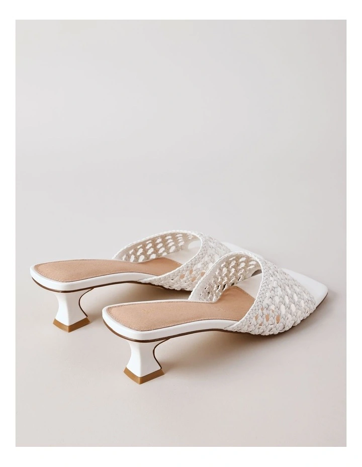 Celeste Sandal in Bright White image 5